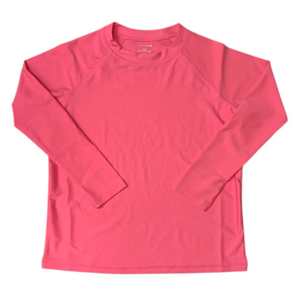 Member's Mark Girls UPF 50+ Long Sleeve Stretch Rashguard - Pink